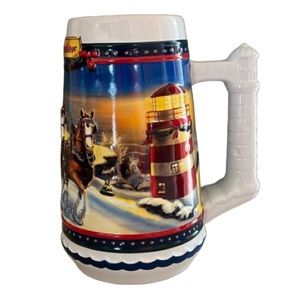 2002 BUDWEISER “GUIDING THE WAY HOME” HOLIDAY STEIN ANHEUSER BUSH CS529 VINTAGE